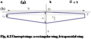 . Wing Geometric Parameters