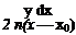 Подпись: у dx 2 n(x — x0) 