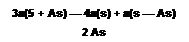 Подпись: 3a(5 + As) — 4a(s) + a(s — As) 2 As 