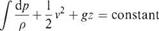 Comments on the momentum and energy equations