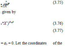 Подпись: /•i ■ , COS P 4TTR2 (3.75) ; given by 2*X’)a*v (3.76) (3.77) = qv = 0. Let the coordinates of the 