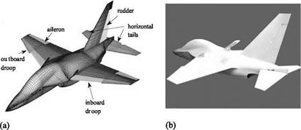 Aircraft Model in Transonic Flow