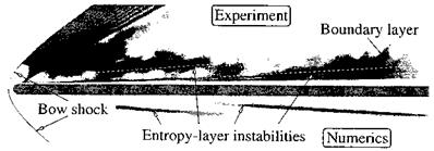 Effect of Nose Bluntness—Entropy-Layer Instability