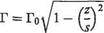The characteristics of a simple symmetric loading - elliptic distribution