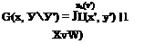 Подпись: xh(v') G(x, УУ') = JЦх', y') |l XvW) 
