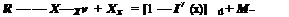 Подпись: R — — X—Xv + Xx = [1 — I7 (x)] d + M-