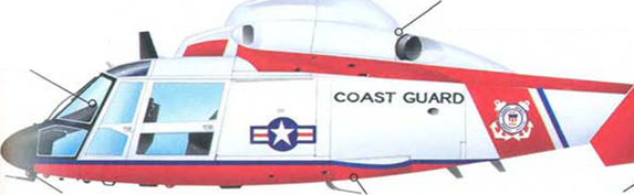 HH-65A Dolphin coast guard