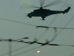 Upon crash of Mi-8 action